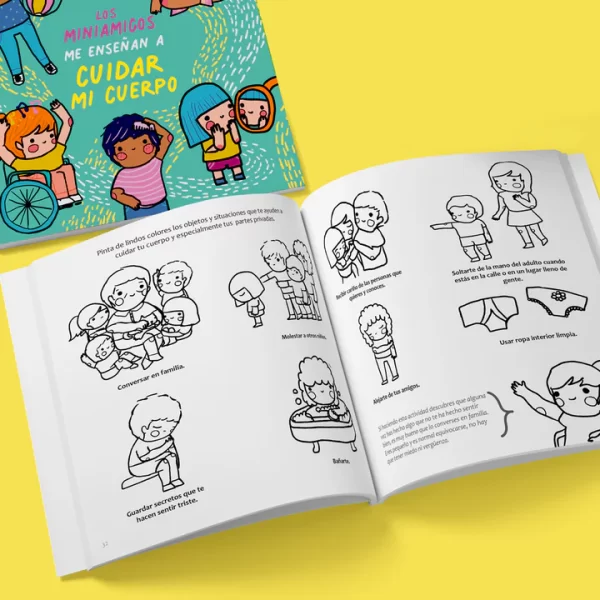Libro MiniAmigos Me Enseñan a Cuidar mi Cuerpo - Imagen 3